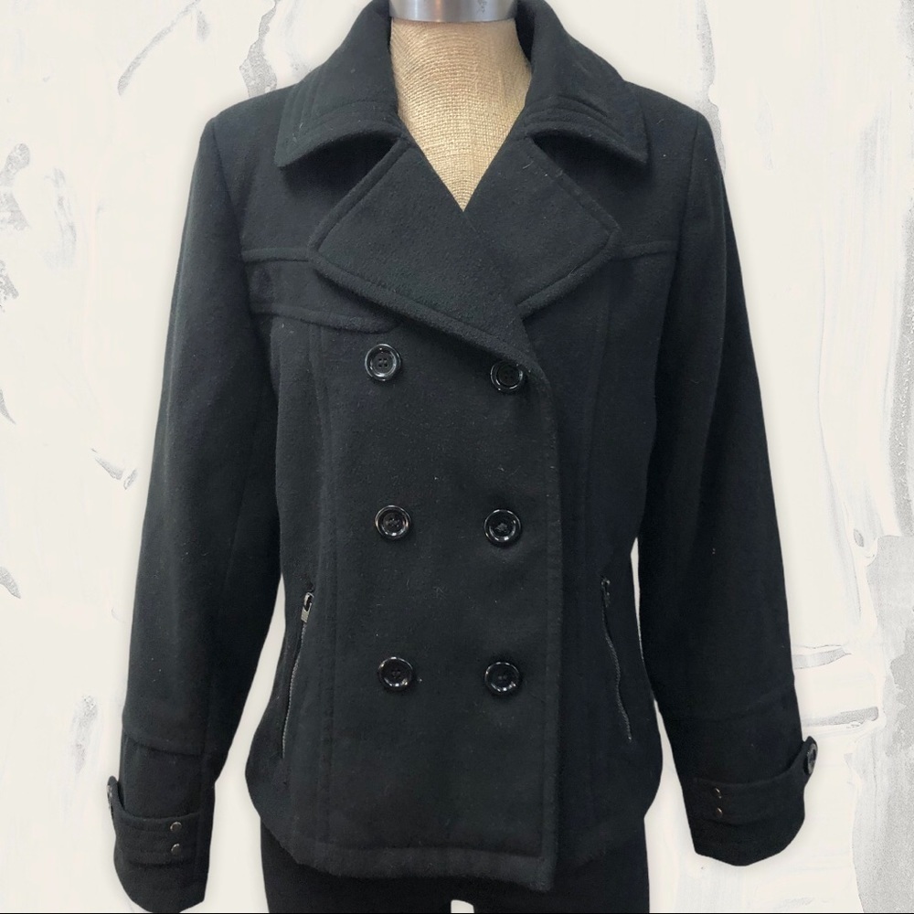 5/$20 MARALYN & ME black pea‎ coat